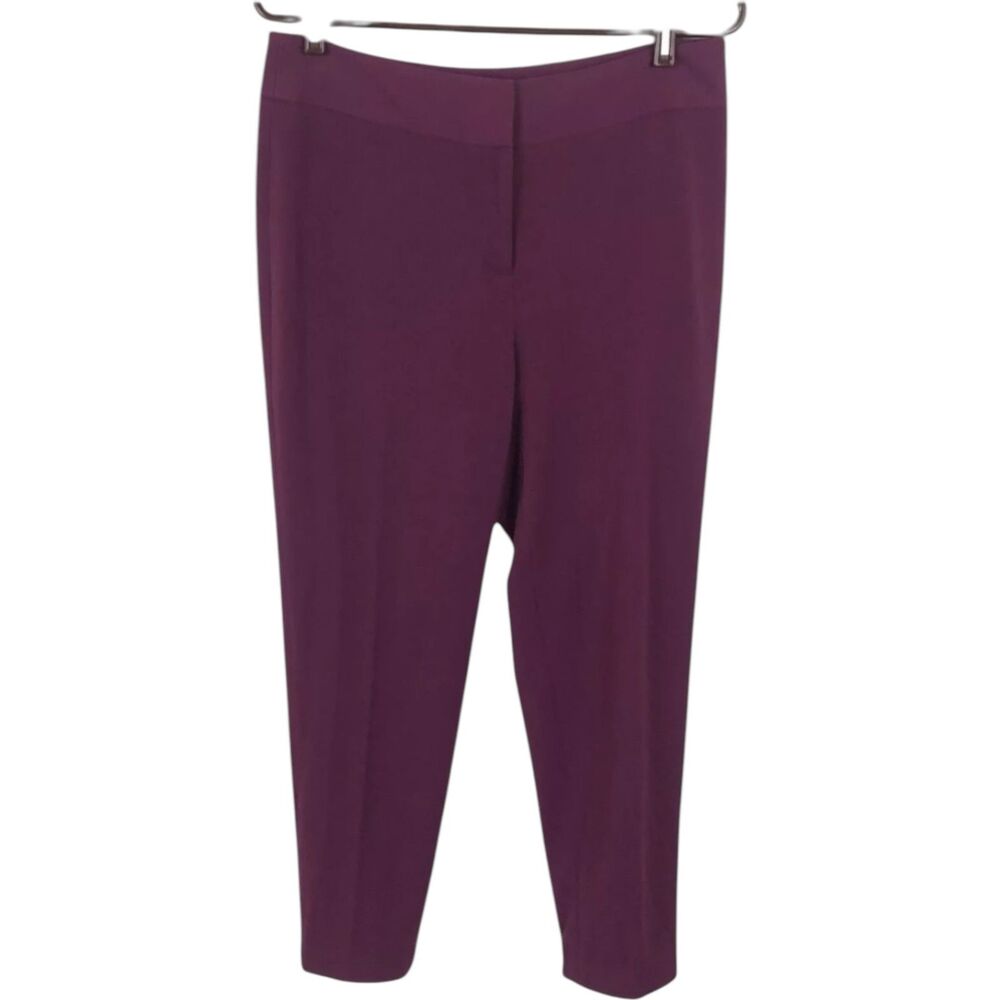 Pendleton Maroon Wool Altered Cropped Ankle Pants Women's Size 10